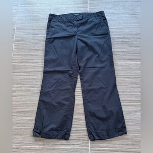 J. Crew  Dark Navy 100% cotton spring/summer pants size 12